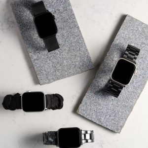 Scrunchie Apple Watch Band – Noir