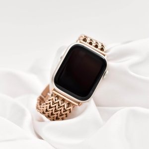 Madrid Bracelet Apple Watch Band – 18K Rose Gold Plated