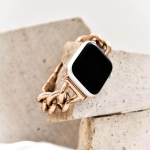 Palermo Bracelet Apple Watch Band – 18K Rose Gold Plated