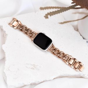 Palermo Bracelet Apple Watch Band – 18K Rose Gold Plated