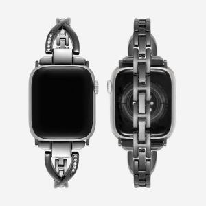 Infinity Bracelet Apple Watch Band – Black