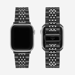 Melbourne Stainless Steel Apple Watch Band – Black