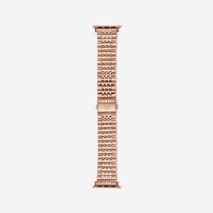 Melbourne Stainless Steel Apple Watch Band – Vintage Rose Gold
