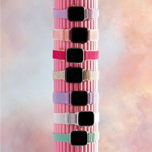 Malibu Nylon Loop Apple Watch Band – White