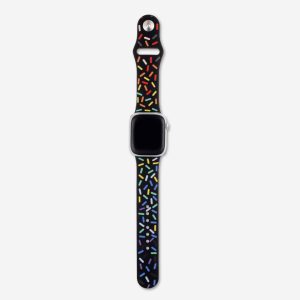 Midsumma Silicone Apple Watch Band – Black