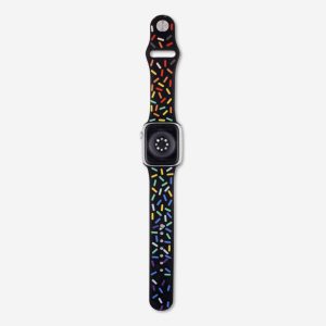 Midsumma Silicone Apple Watch Band – Black