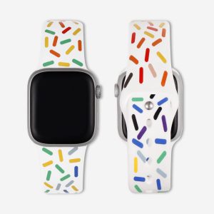 Midsumma Silicone Apple Watch Band – White