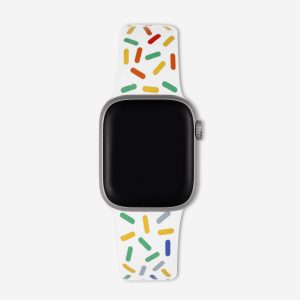 Midsumma Silicone Apple Watch Band – White