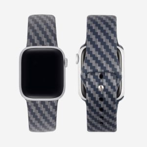 Panama Silicone Apple Watch Band – Carbon