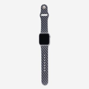 Panama Silicone Apple Watch Band – Carbon