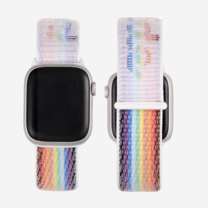 Striped Sport Loop Apple Watch Band – Midsumma Light
