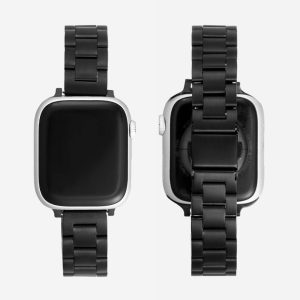 Berlin Stainless Steel Apple Watch Band – Matte Black