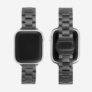 Berlin Stainless Steel Apple Watch Band – Graphite