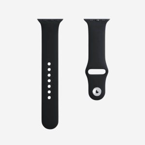 Classic Silicone Apple Watch Band – Black