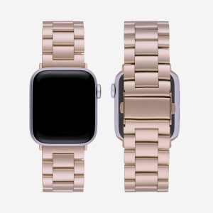 Classic Stainless Steel Apple Watch Band – Vintage Gold