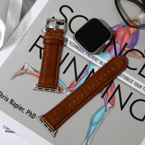 Italian Calf Leather Apple Watch Band – Sand