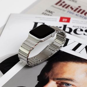 Link Bracelet Apple Watch Band – Silver