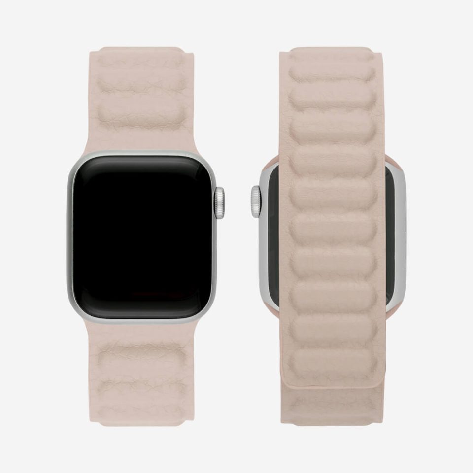 Magnetic Link Apple Watch Band - Clay