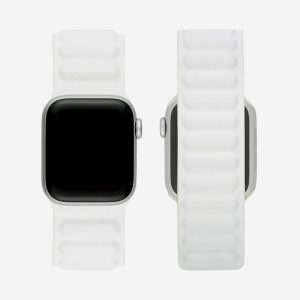 Magnetic Link Apple Watch Band – White