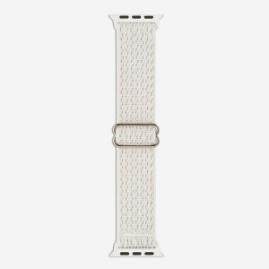 Malibu Nylon Loop Apple Watch Band – White