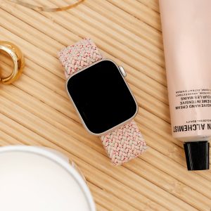 Maui Braided Loop Apple Watch Band – Pink Unity / Rose Gold