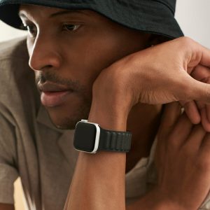 Magnetic Link Apple Watch Band – Black