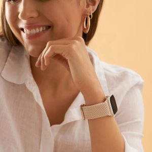 Maui Braided Loop Apple Watch Band – Starlight