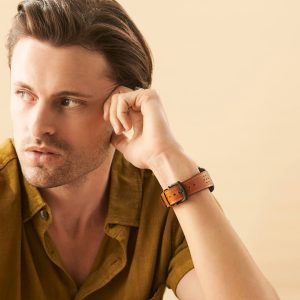 Rally Leather Apple Watch Band – Mocha