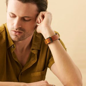 Rally Leather Apple Watch Band – Mocha