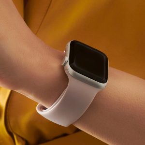 Classic Silicone Apple Watch Band – Vintage Rose