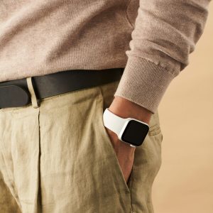 Classic Silicone Apple Watch Band – White