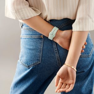 Classic Silicone Apple Watch Band – Marine Green