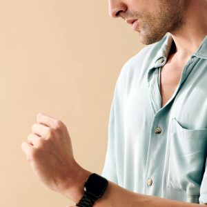 Classic Stainless Steel Apple Watch Band – Space Black