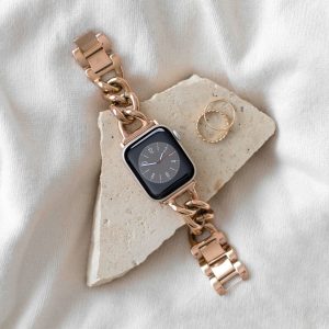 Palermo Bracelet Apple Watch Band – 18K Rose Gold Plated