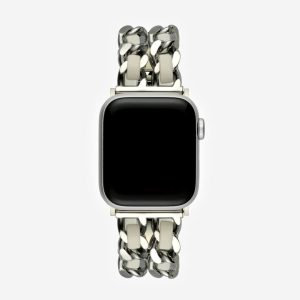 Paris Bracelet Apple Watch Band – Silver / White
