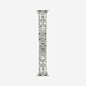 Paris Bracelet Apple Watch Band – Silver / White