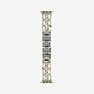 Paris Bracelet Apple Watch Band – Silver / White