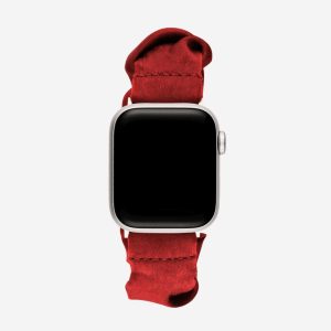 Scrunchie Apple Watch Band – Ruby