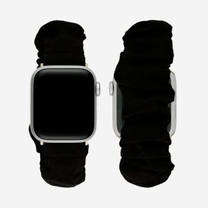 Scrunchie Apple Watch Band – Noir