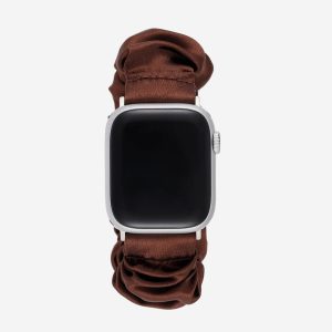 Scrunchie Apple Watch Band – Chocolate