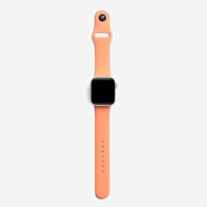 Classic Silicone Apple Watch Band – Papaya