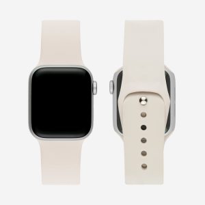 Classic Silicone Apple Watch Band – Starlight