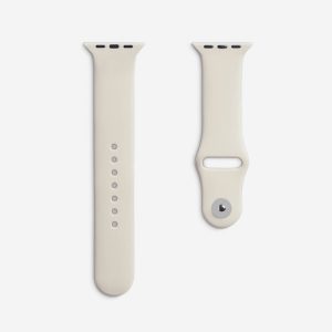 Classic Silicone Apple Watch Band – Starlight