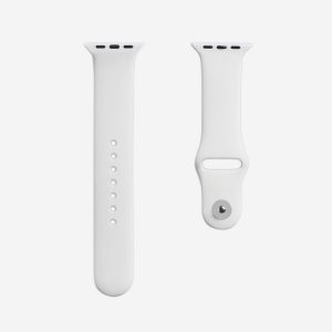 Classic Silicone Apple Watch Band – White