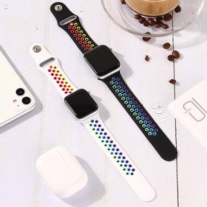 Silicone Sports Apple Watch Band – Pride