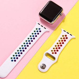 Silicone Sports Apple Watch Band – Pride