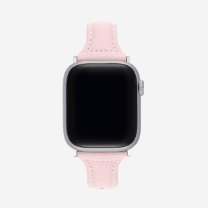 Slim Leather Apple Watch Band – Blush