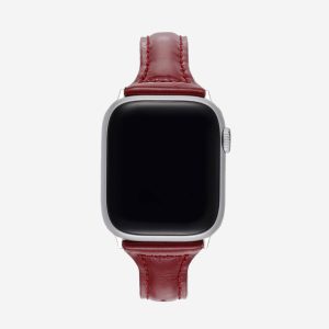 Slim Leather Apple Watch Band – Saffron