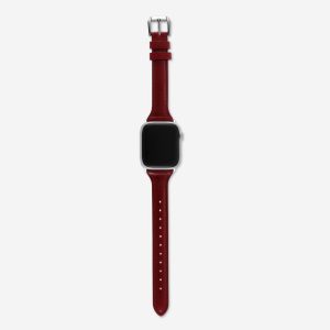 Slim Leather Apple Watch Band – Saffron