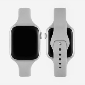 Slim Silicone Apple Watch Band – Fog
